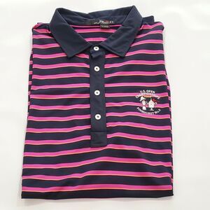 RLX Ralph Lauren Golf Polo Shirt Men XL Pinehurst No 2 US Open Championship 2014